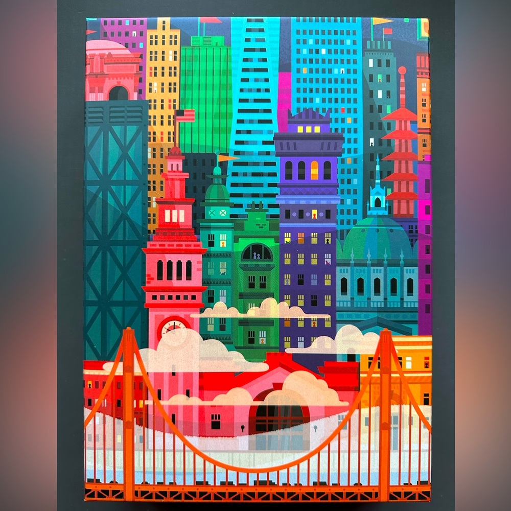 1000 piece puzzle “San Francisco” by Genuine Fred